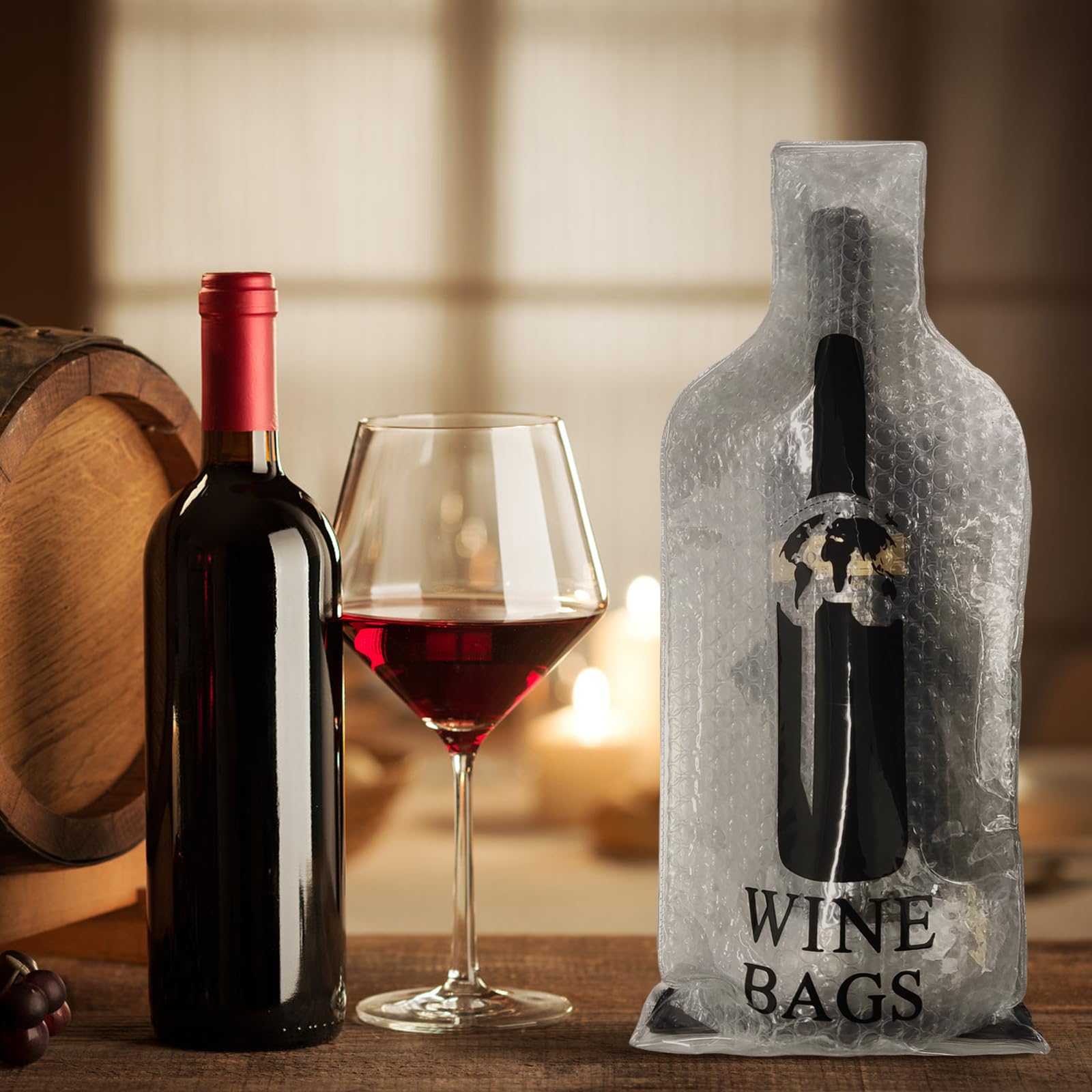 QPEY regalo ideal para amantes del vino, protección y presentación