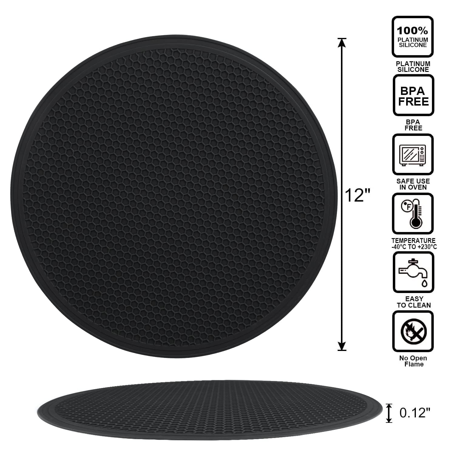 QPIX DIGITAL silicona resistente al calor hasta 446°F para cocina