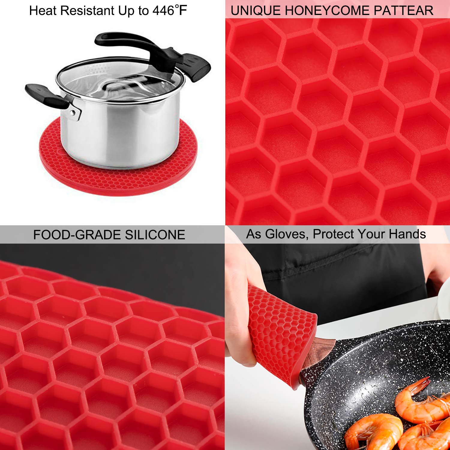 QPIX DIGITAL salvamanteles aptos para horno, microondas y lavavajillas