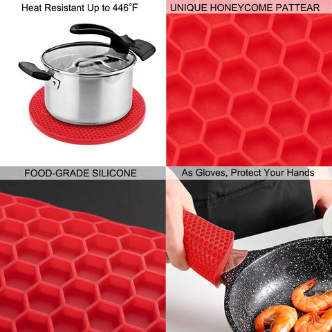 QPIX DIGITAL salvamanteles aptos para horno, microondas y lavavajillas