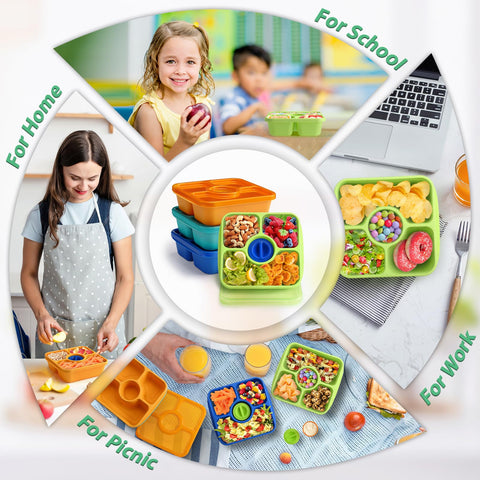 QQKO Bento diseños color-joya, añade estilo al almuerzo diario