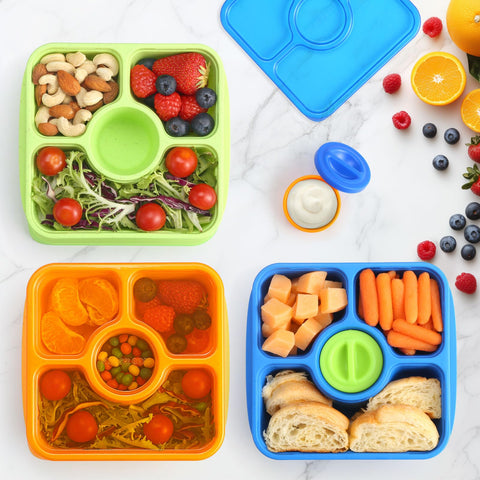 QQKO Bento manijas oreja-gato, fáciles de abrir para niños