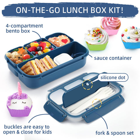 QQKO cubiertos-plastico: juego incluido para comer en cualquier momento.