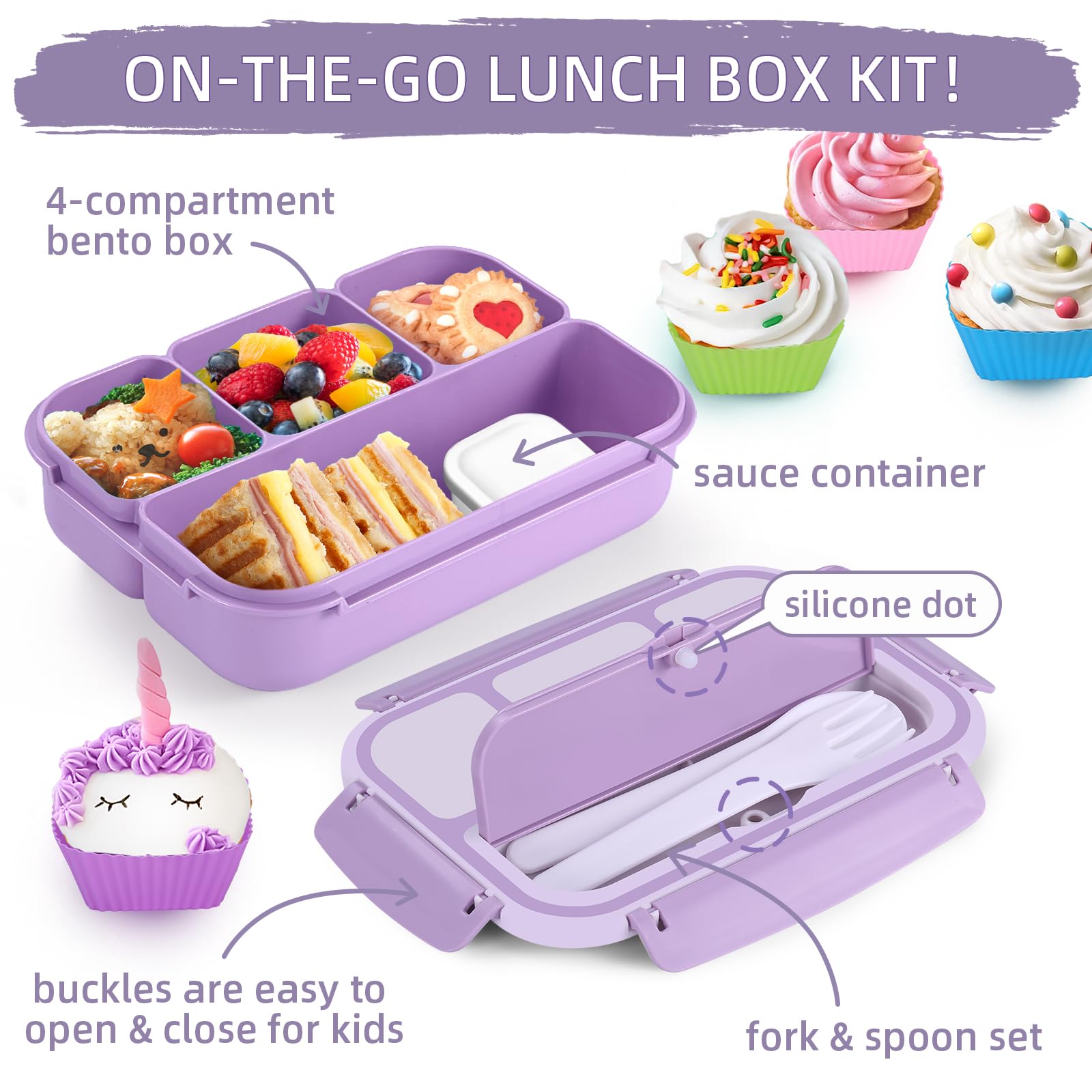 Utensilios incluidos de QQKO para comer en cualquier lugar