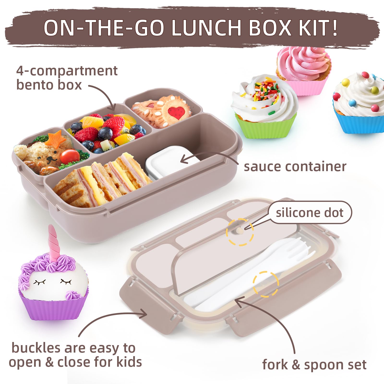 Utensilios incluidos QQKO para comer en cualquier lugar