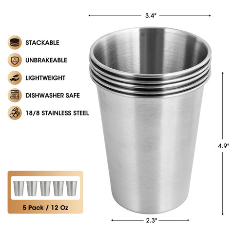 Vaso Qrooper apilable, ahorro de espacio en la cocina o despensa.