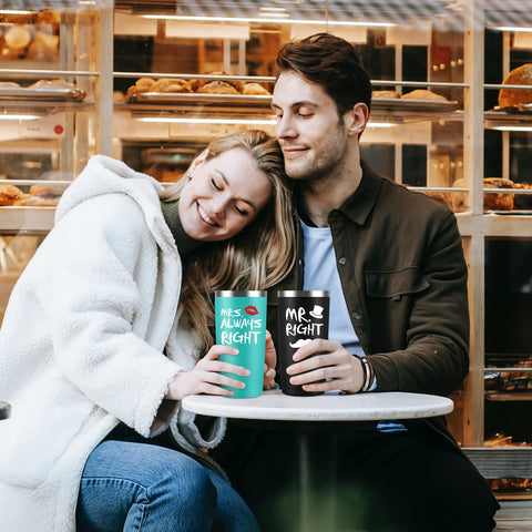 Vaso Qtencas color menta con tapa, perfecto para bebidas frías al aire libre.