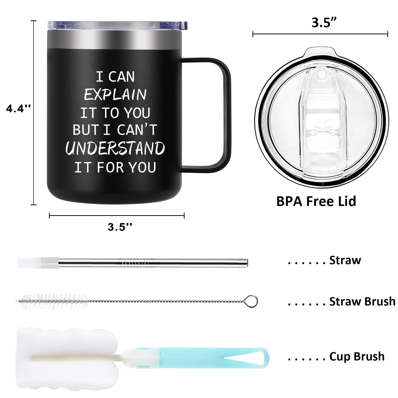 Tapa sin BPA de la taza Qtencas para ingenieros, cierre seguro