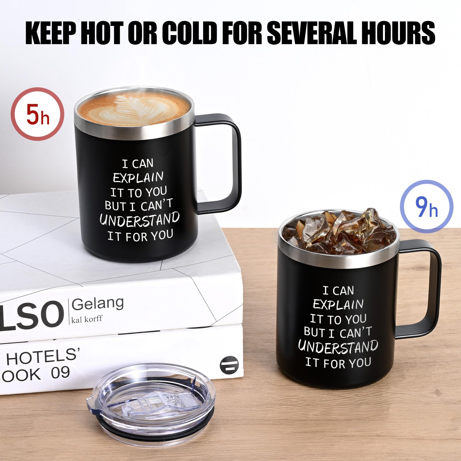 Uso diario de la taza Qtencas en entorno de oficina para ingenieros