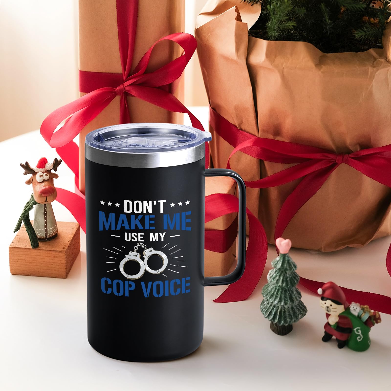 Taza Qtencas policial regalo profesional para colegas