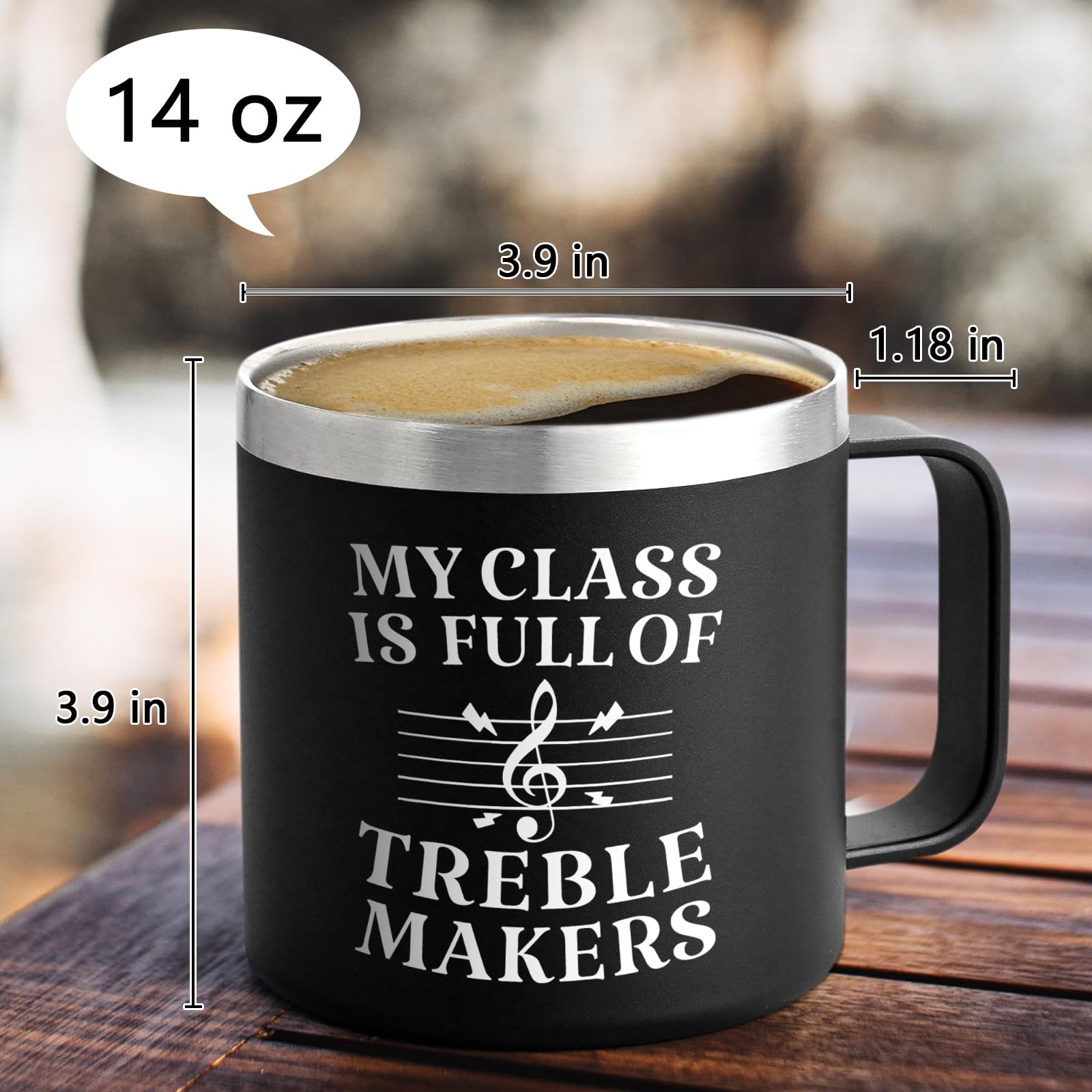 Qtencas taza uso aula, perfecta para cafés entre lecturas.