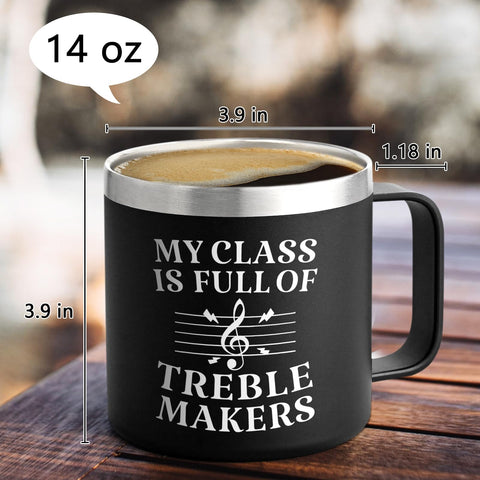 Qtencas taza uso aula, perfecta para cafés entre lecturas.
