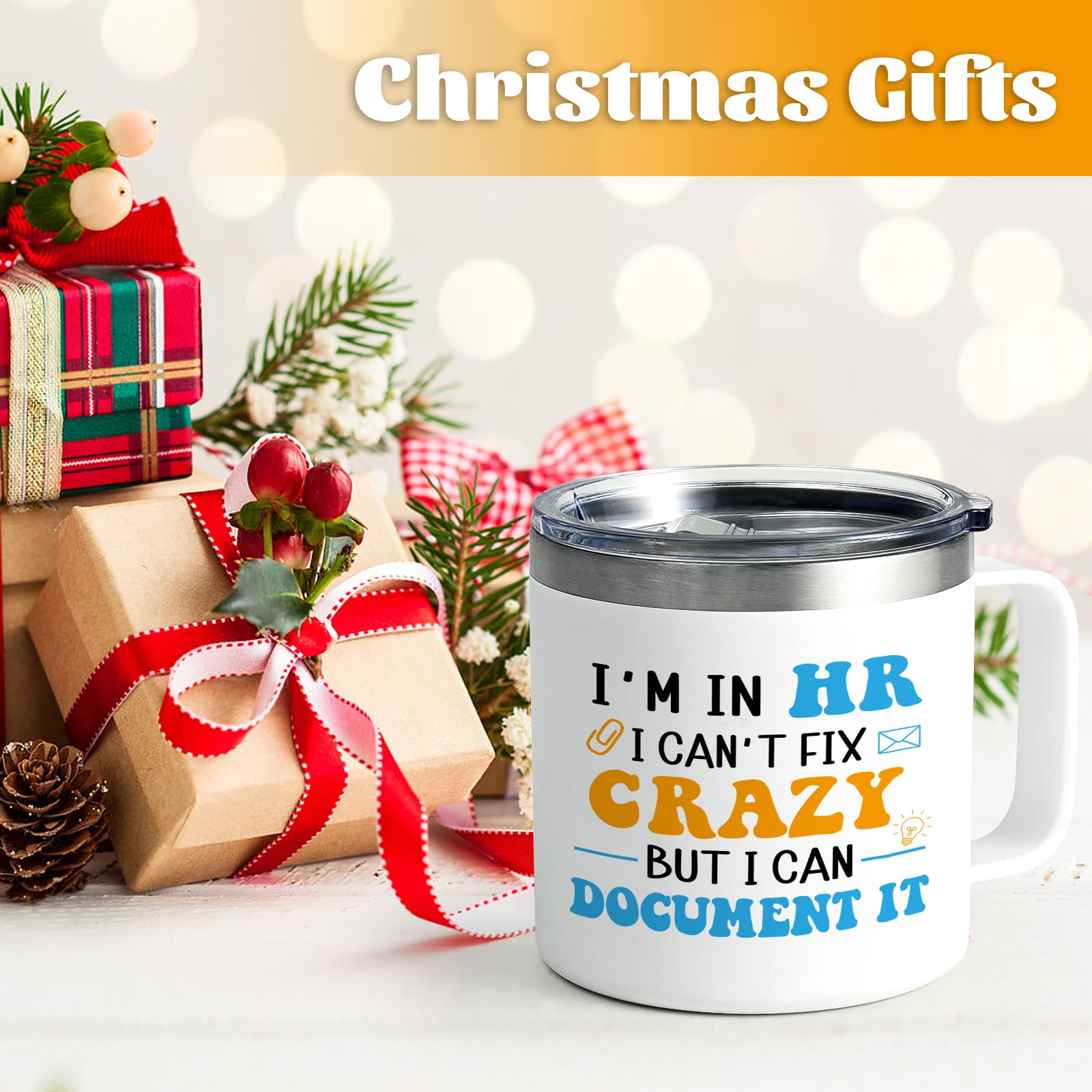 Taza Qtencas con asa ergonómica para un agarre cómodo en RRHH