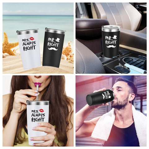 Qtencas tumbler fácil de limpiar con cepillo incluido