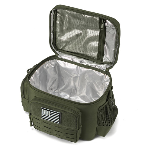 QT&QY bolsa táctica para almuerzo, correa ajustable de 66 pulgadas para comodidad.