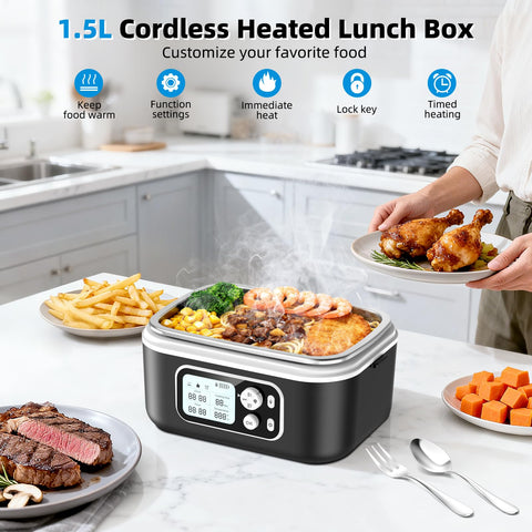 Qtyatvmoto caja caliente exterior con tapa anti-derrame para mayor seguridad