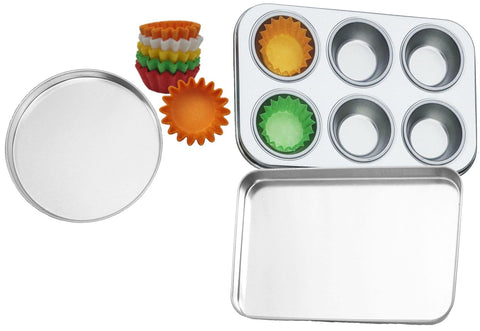 Quadrapoint moldes para horno pequeños compatibles con Easy Bake, fáciles de usar.