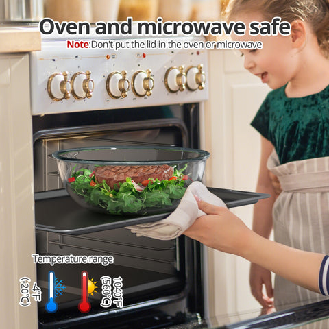 Quald bol horno microondas en vidrio, ideal para recalentar.