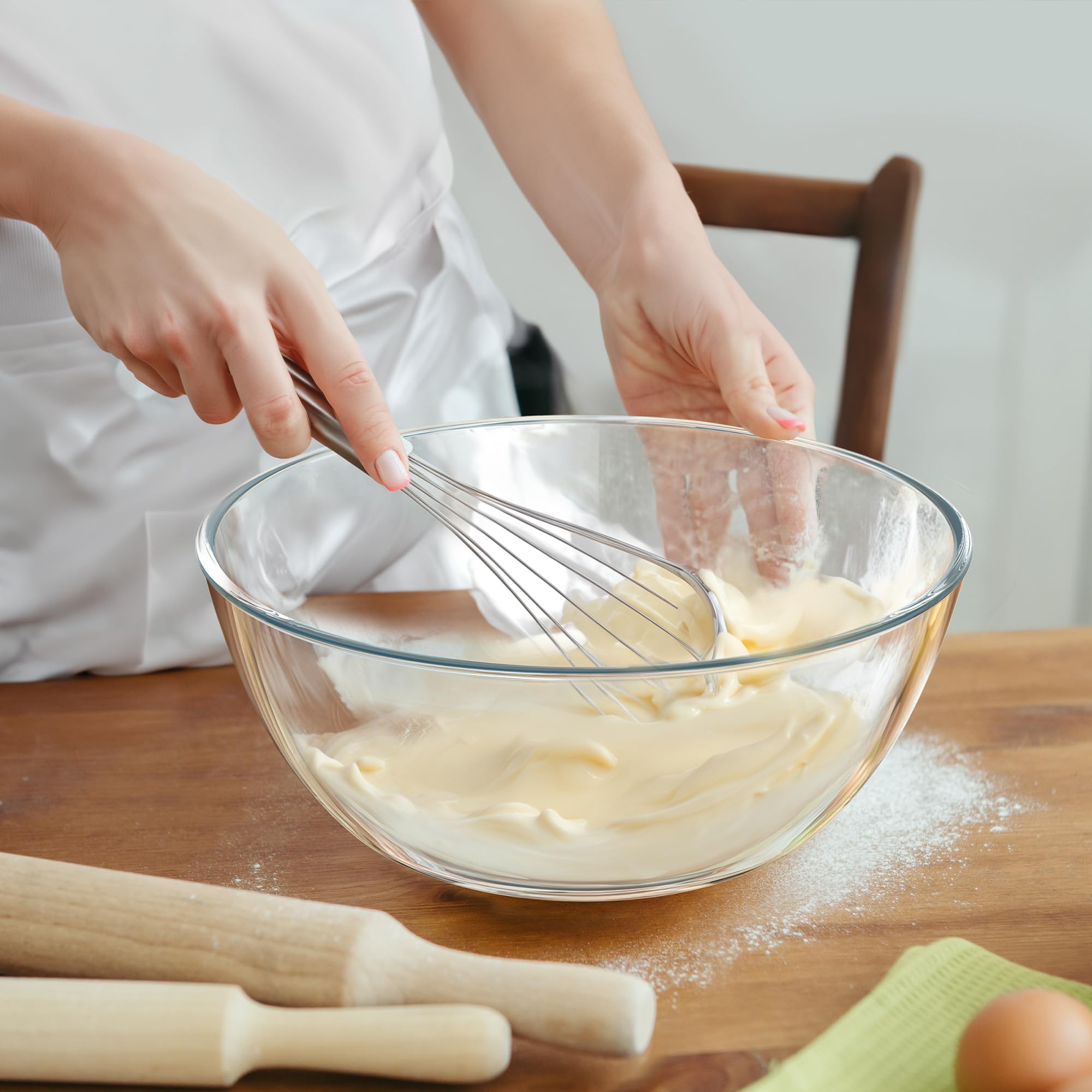 Quald bol-para-pan-y-alimentos-vidrio, perfecto para pan y preparaciones.