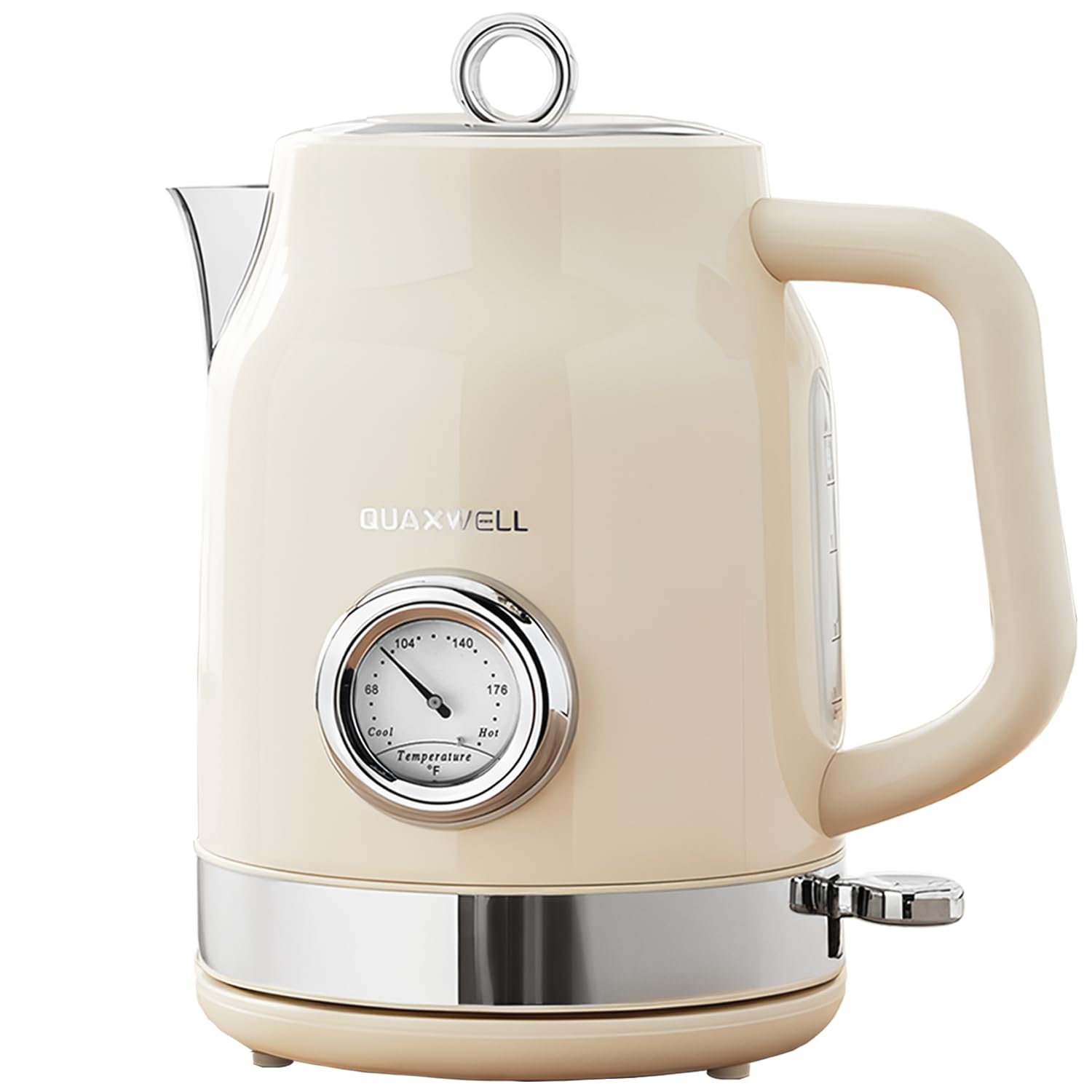 HERVIDOR QUAXWELL Retro 1,7 L con cuerpo de acero 304 para uso diario seguro.