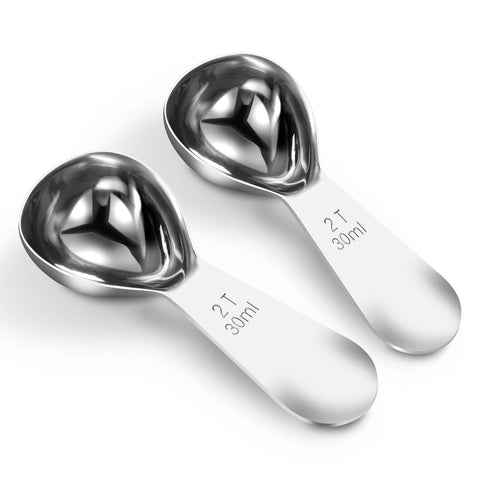 Cuchara medidora Quazake de 2 cucharadas para medir café con precisión