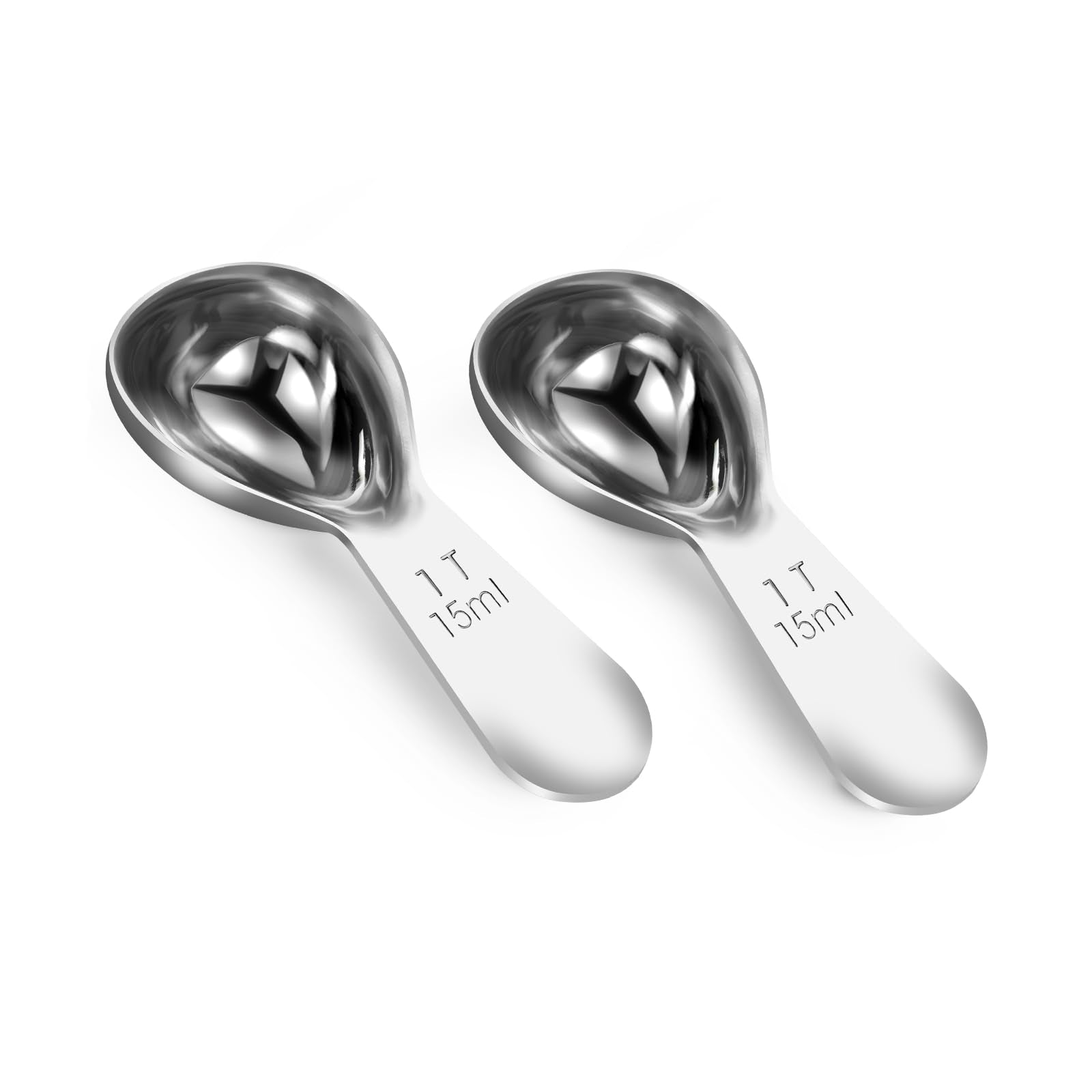 Cucharas Quazake medidoras 30 ml: acero inoxidable, medición precisa para café molido.