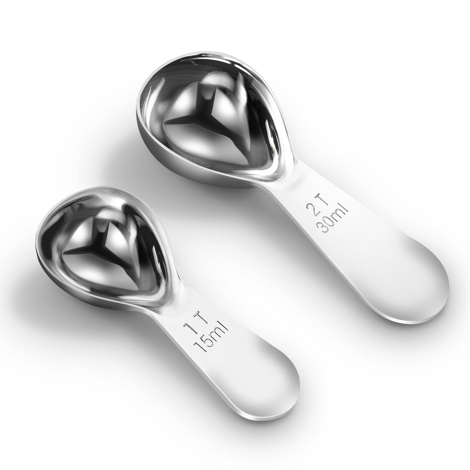 Quazake: cucharas 2 Tbsp con marcado láser para medir café con precisión