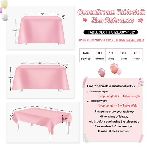 Mantel QueenDream reutilizable con brillo duradero.