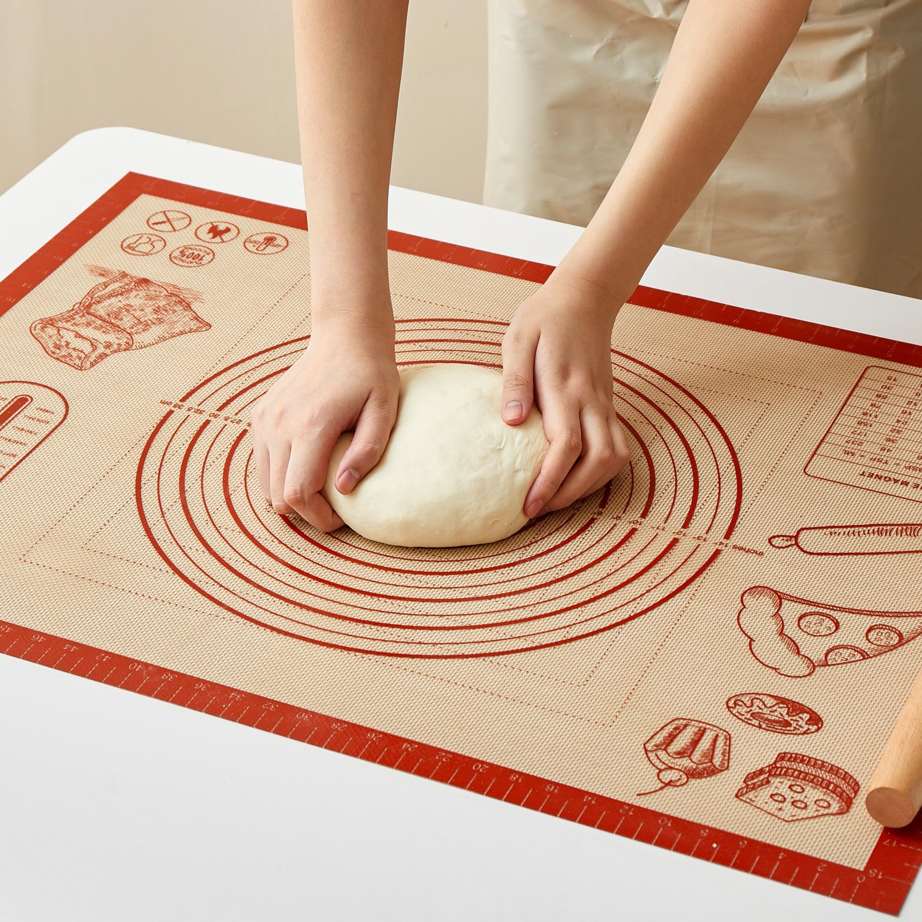 Quellance Mat resistente al calor, apta para horno y microondas