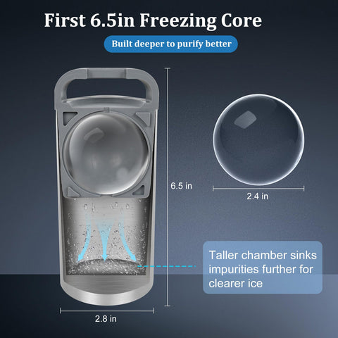 QueScxub: silicona sin BPA del molde para desmolde suave sin dañar el hielo.