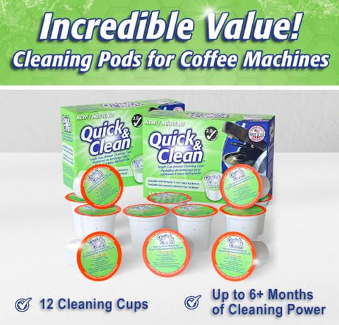 Quick & Clean ofrece limpieza de 3 meses o más para Keurig