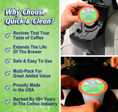 Quick & Clean elimina residuos de café para mejorar el sabor