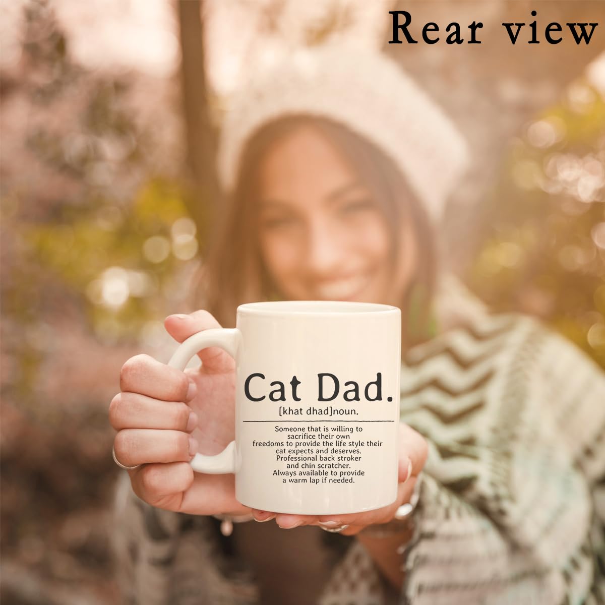 QUICQOD Taza momento-cafe-amanecer de 11 onzas, ideal para empezar el día.