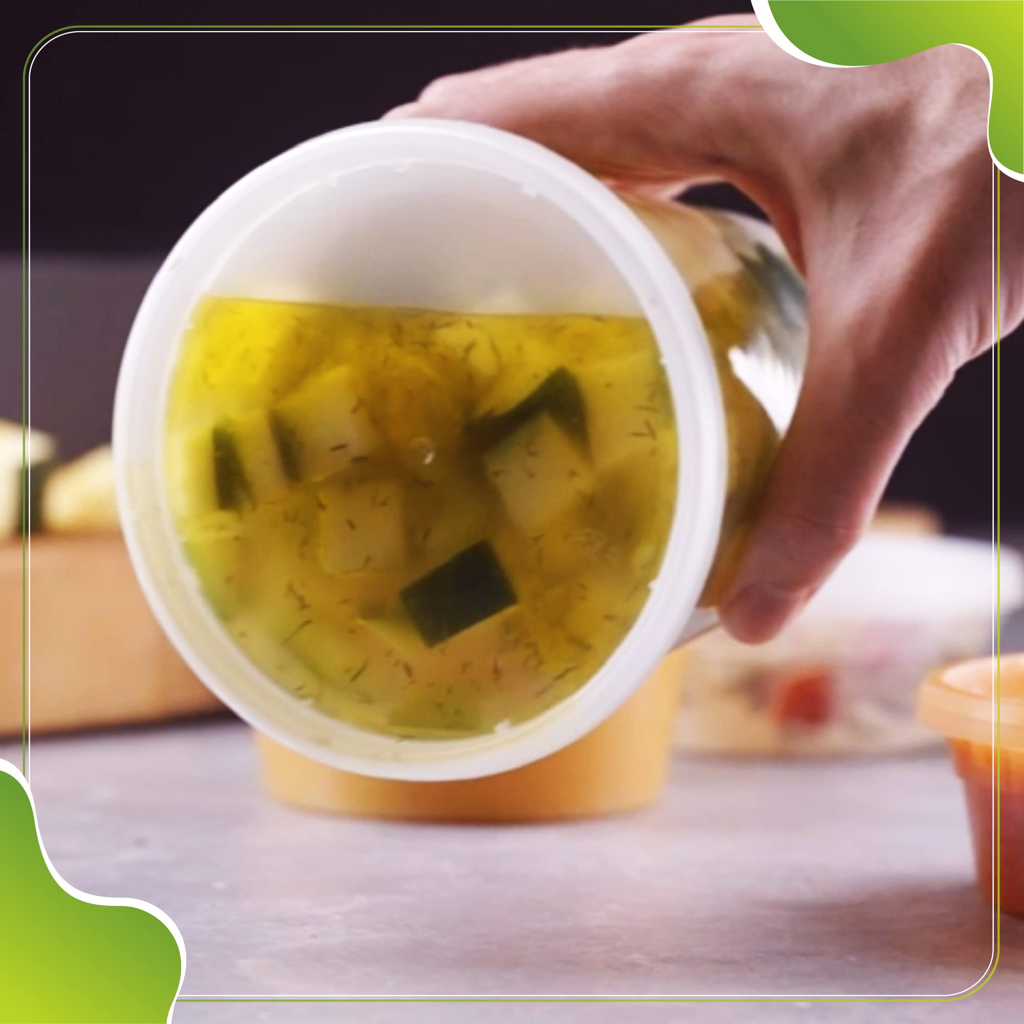 QUIDDITY WARE aptos para congelador y resistentes; conservan la frescura de los alimentos.