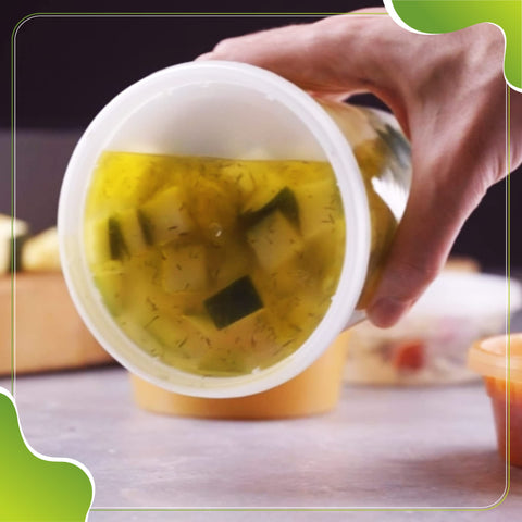 QUIDDITY WARE aptos para congelador y resistentes; conservan la frescura de los alimentos.