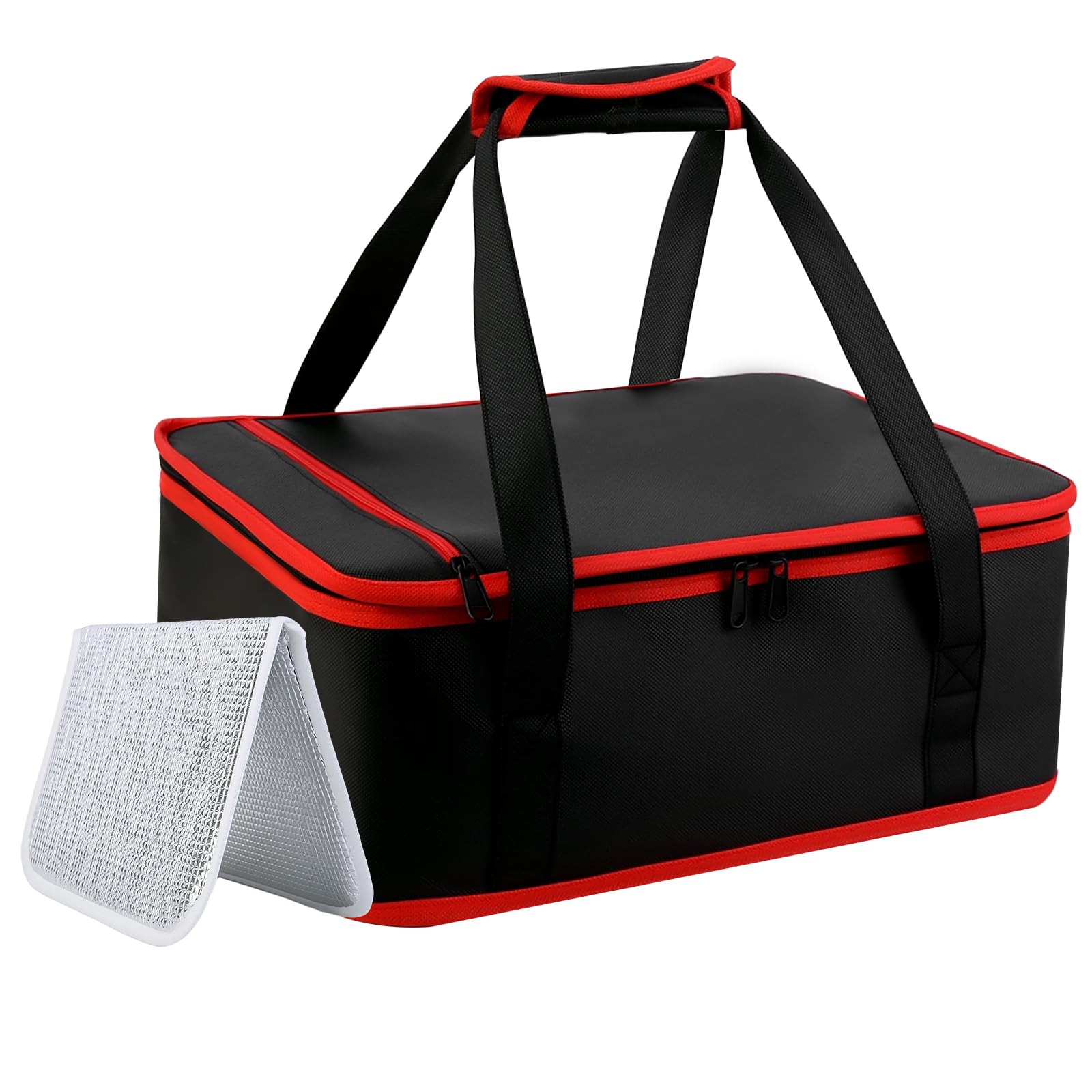 Quiheat bolsa termo para cazuela 11x15: transporte seguro de comida caliente.