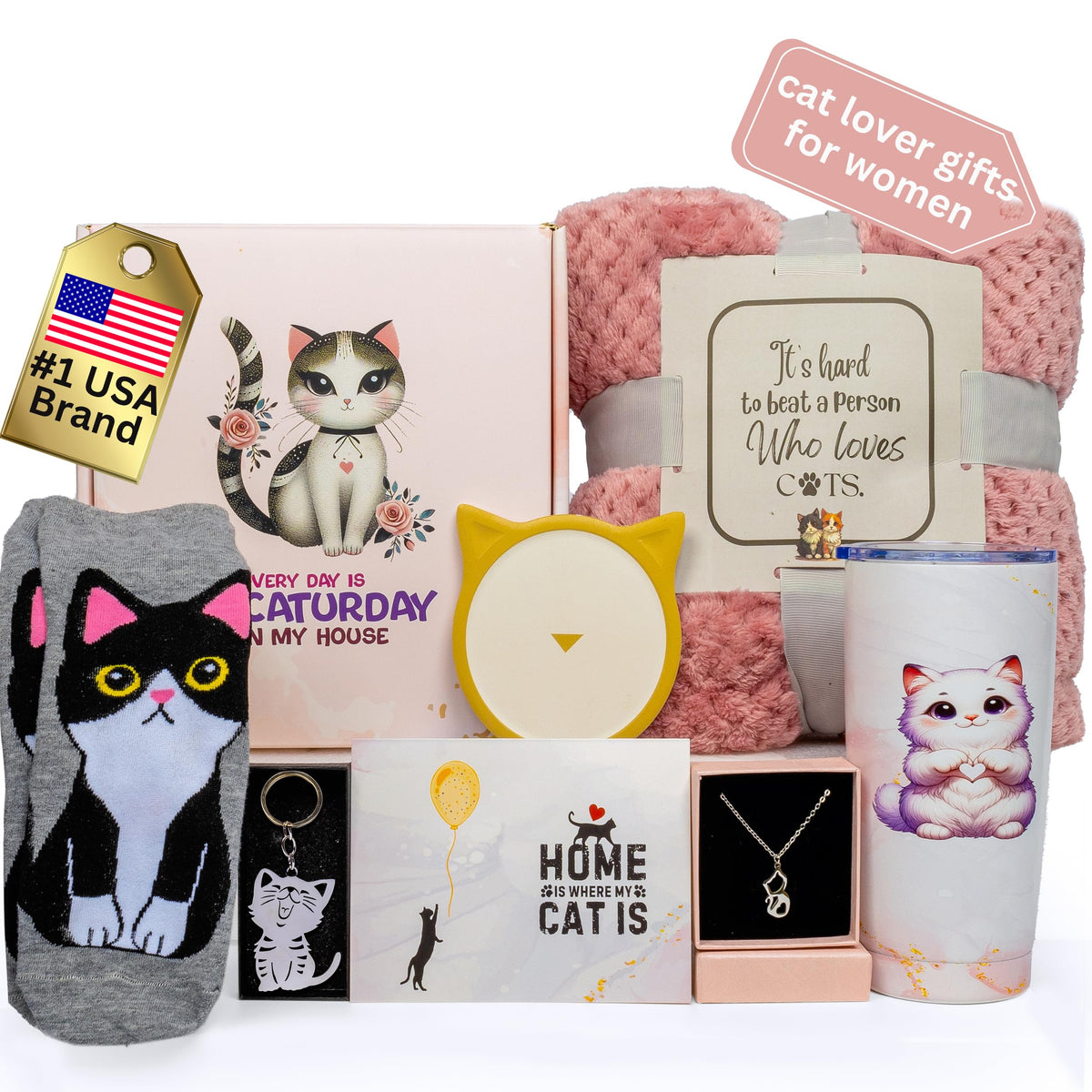Manta suave de QUILE con tema de gato, ideal para noches de descanso