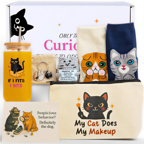 Taza QUILE con diseño de gato, ideal para despertar con humor cada mañana.