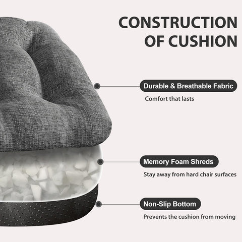 Quilmfoam espuma de memoria ofrece soporte suave para reuniones.