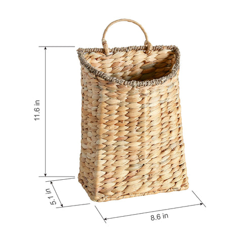 Quincry canasto para plantas en pared, resistente al agua y fácil de colgar.