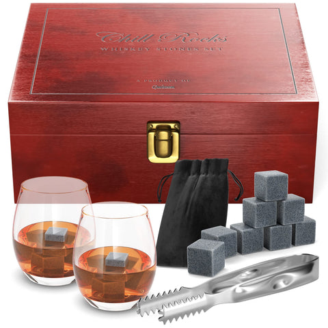 Quiseen Vasos para whisky de diseño ergonómico.