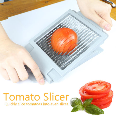 QUJIFETU cortador tomate apto lavavajillas, limpieza rápida.