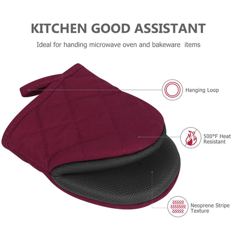 Qulable guantes con gancho de colgar para almacenamiento práctico