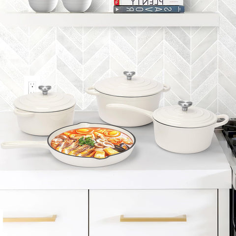 QuliMetal juego apto para horno hasta 500 °F para terminar platos