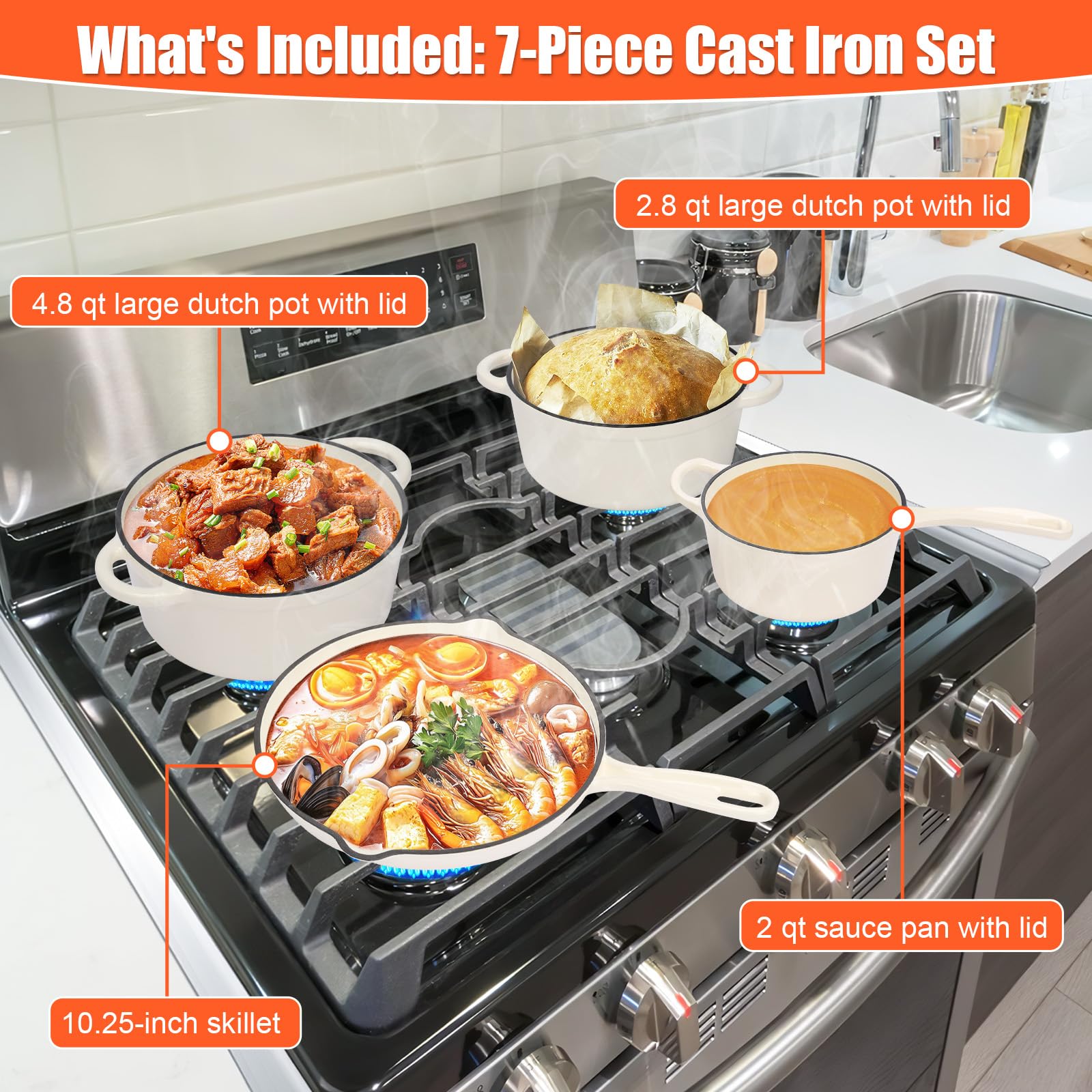 QuliMetal cazo de 2 cuartos con tapa, ideal para salsas cremosas