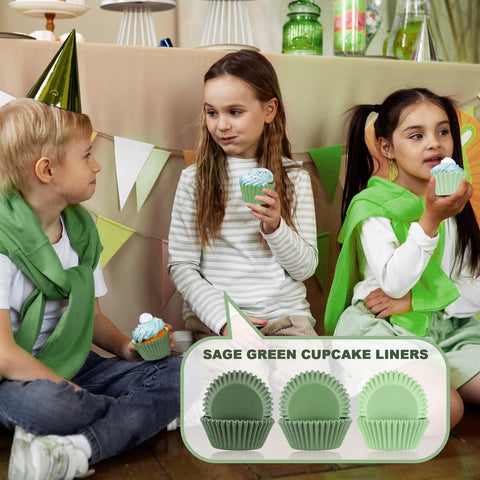 Qumenan papeles cupcake estilo gradiente 3 estilos, versatilidad para eventos.
