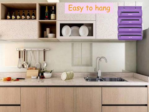 Quoyiyo accesorios de fijación para cocina, permiten colgar y ahorrar espacio.