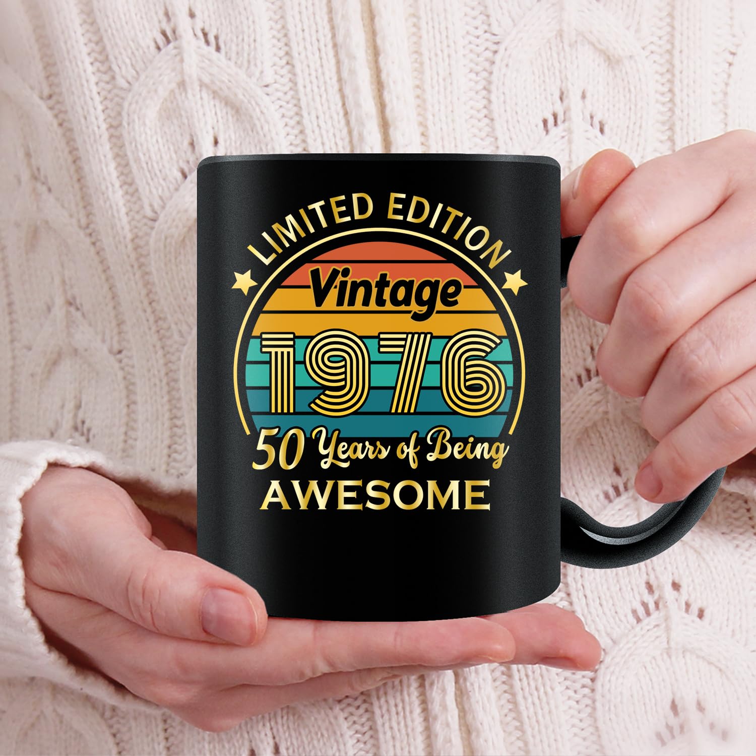 Taza QUPT para mamá o papá, detalle perfecto para 50 años.