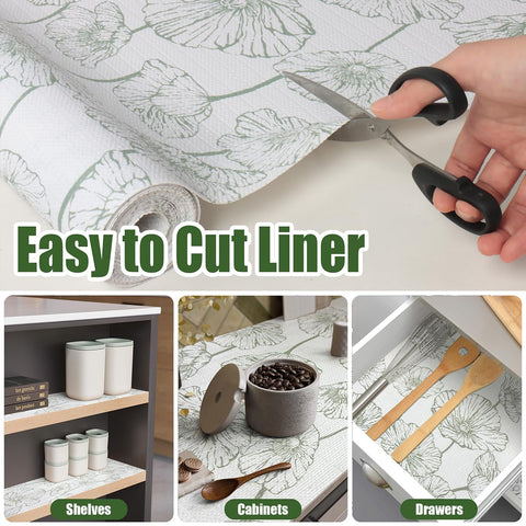 Quttisay liner-estante-facil-de-limpiar limpieza rápida con paño.