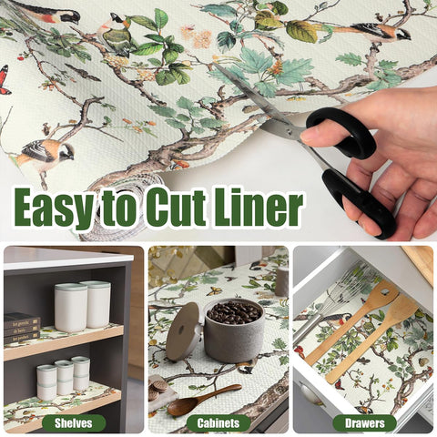 Quttisay revestimiento cabinet liner resistente agua protege de manchas y humedad.